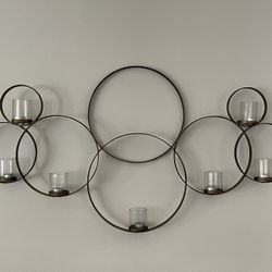 World Market Geometric Wall-Mounted Tea Light Candle Holder