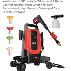 (8249-2) Electric Pressure Washer--MZK 5200PSI