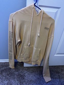 Yellow obey hoodie