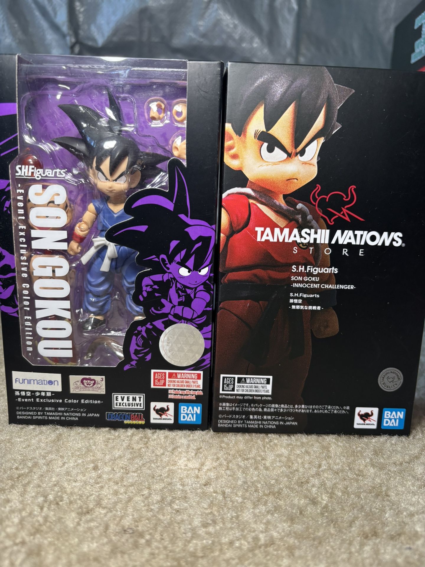 SH Figuarts Kid Goku Event Exclusive & Innocent Challenger!!