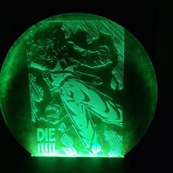 Dragonball Z Super Sayain Trunks Acrylic Light