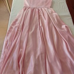 Wedding Bridesmaid Dress, Formal & Prom Gown Dress Pink 