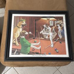 Frame The Scratching beagle 