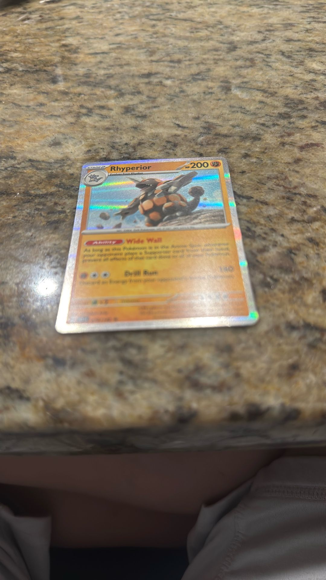 Rhyperior Pokémon Card