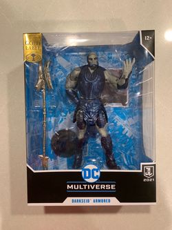 Armored Darkseid Gold Label Collection Figure *MINT* SDCC Convention Exclusive McFarlane Toys Justice League JLA Zack Snyder Batman Superman Statue