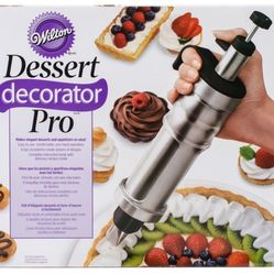 NEW WILTON DESSERT DECORATOR PRO with BOX RECIPES & INSTRUCTION BOOKLET