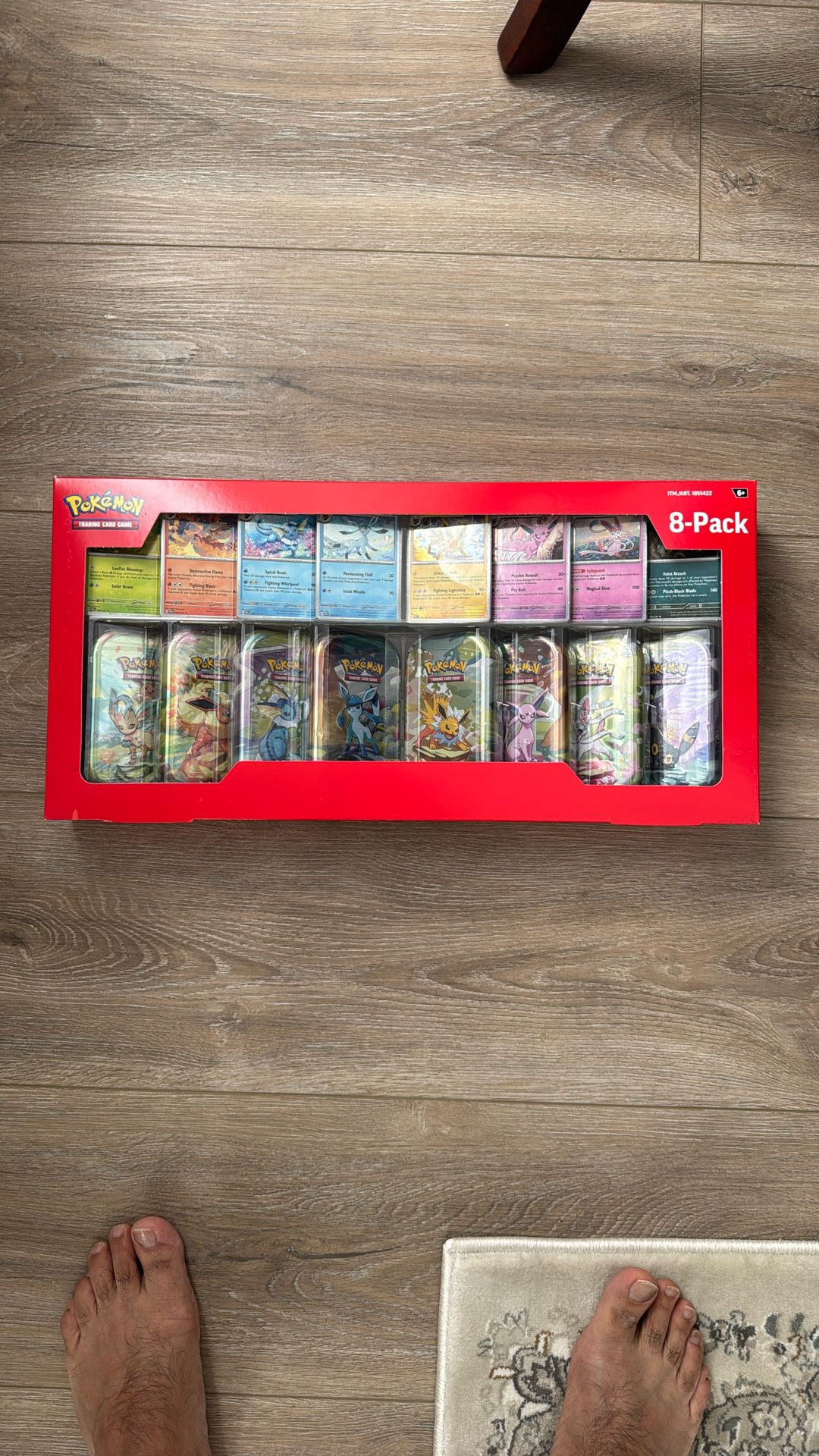 Pokemon TCG prismatic Evolutions 8 Mini Tin Bundle W/ Promo Cards. Sealled