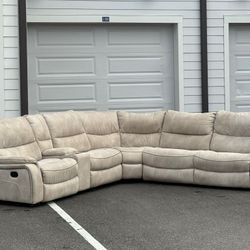 Sofa/Couch Sectional - Recliners - Beige - Delivery Available 🚛