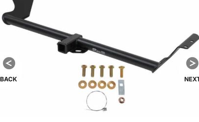 etrailer Trailer Hitch Receiver - Custom Fit - Matte Black Finish - Class III - 2"