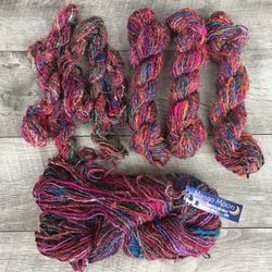 Large Lot Mango Moon Recycled Silk Yarn