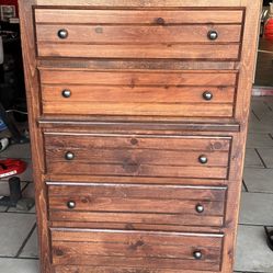 Tall 5 Drawer Dresser