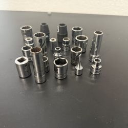 Snapon Socket Lot Different Sizes