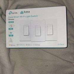 Kasa Smart WiFi Light Switch/Dimmer 3 Pack 