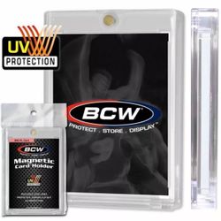 BCW 1-MCH-360 Magnetic Sports/Trading Card Holder - 360 Pt. Cards.