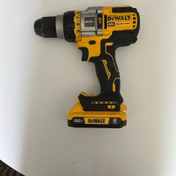 Dewalt Cordless Hammer Drill W  Battery