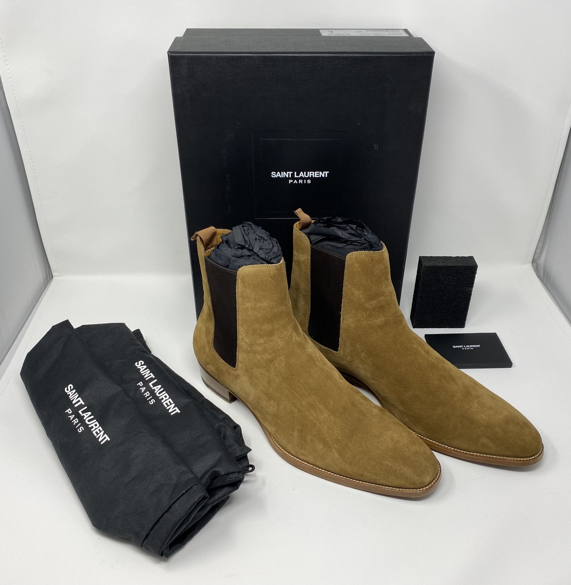 Saint Laurent YSL Mens Chelsea Boots Sz 45 US 11