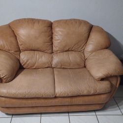 Loveseat - Leather Soft Used