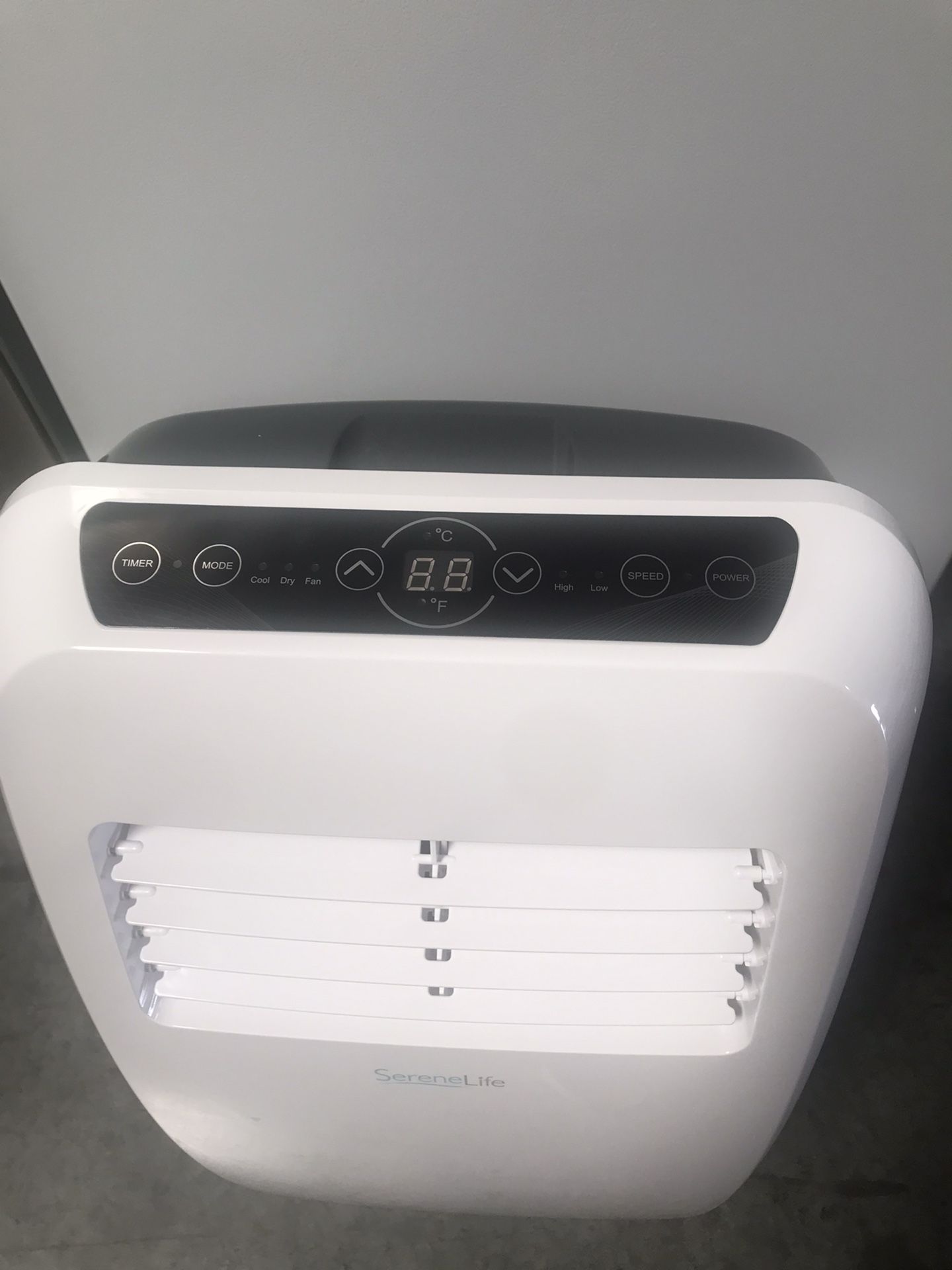 NEW Portable Air Conditioner SereneLife 8000 with Built-in Dehumidifier ,  Fan Modes, Remote Control $ Complete Window Exhaust Kit For Rooms for Sale  in Fontana, CA - OfferUp