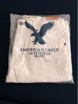 NEW American Eagle Core Flex Slim White Jeans 34x34 for Men