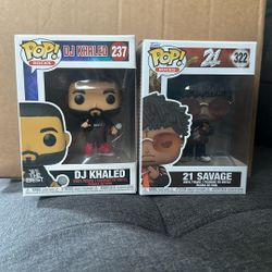 Funko Pop Set Dj Khaled & 21 Savage 