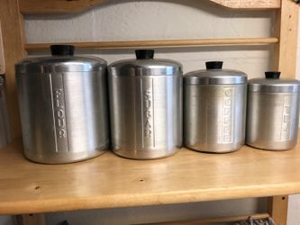 1950s Authentic Canisters Set