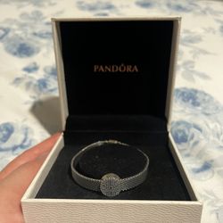 Pandora Reflexions Mesh Bracelet & Charm