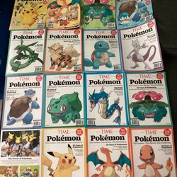 16 New Pokémon Time + Life Collect All Covers Collectible Magazines (VALENCIA) $10 Each One