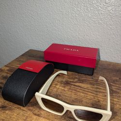 Cream Colored Sunglasses 