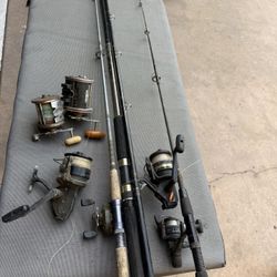 Fishing Reels / Rod Lot 