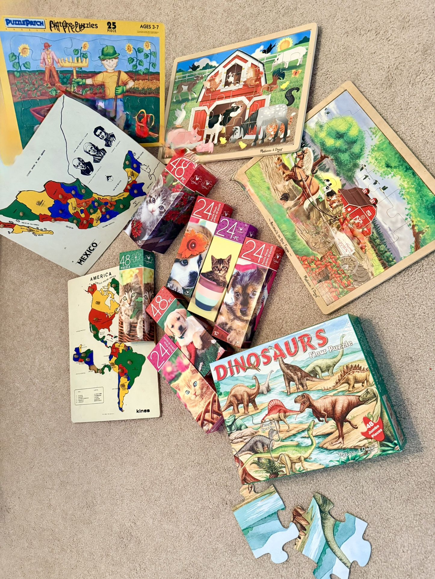 LARGE Assorted Children’s Puzzles 