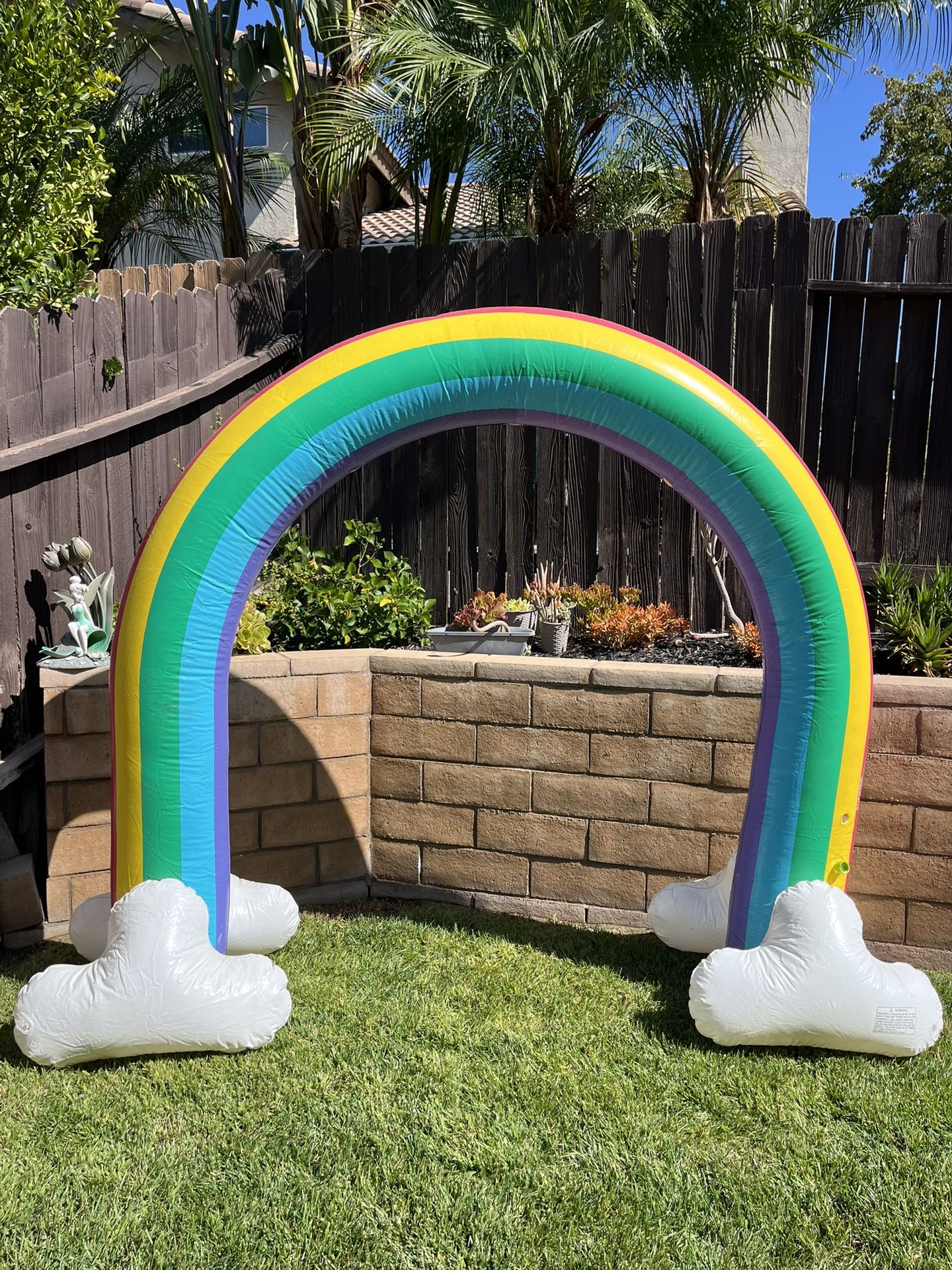 Large Rainbow Inflatable Sprinkler