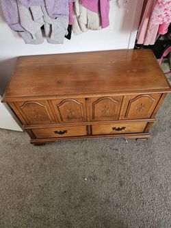Wooded HOPE CHEST 1970's