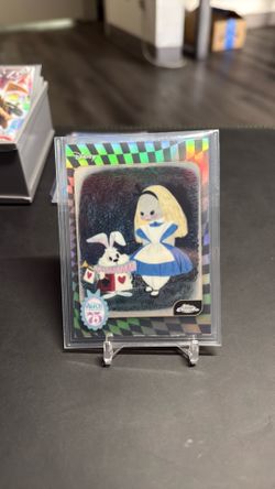 2026 Topps Chrome Disney Aw-9 Concept Art Alice In Wonderland 75th