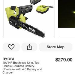 Ryobi Chainsaw Motosierra Set