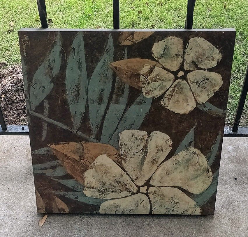 ICanvas " Flowers On Chocolate ||" By Maria Donovan Wall Decor