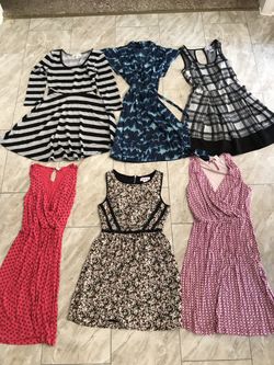 6 Girls/juniors dresses