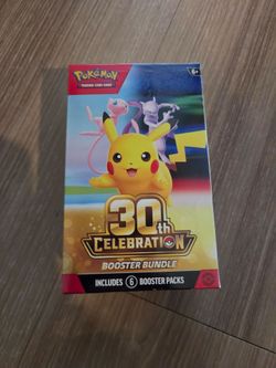 Sealed Pokemon 30th anniversary booster bundle