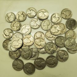 Roll Of 40 Lower date Jefferson Nickels 
