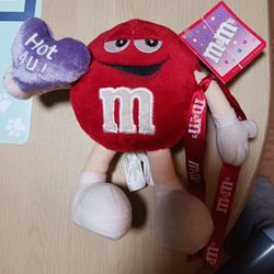 COLLECTIBLE WITH TAG M & M's RED M & M STUFFED TOY