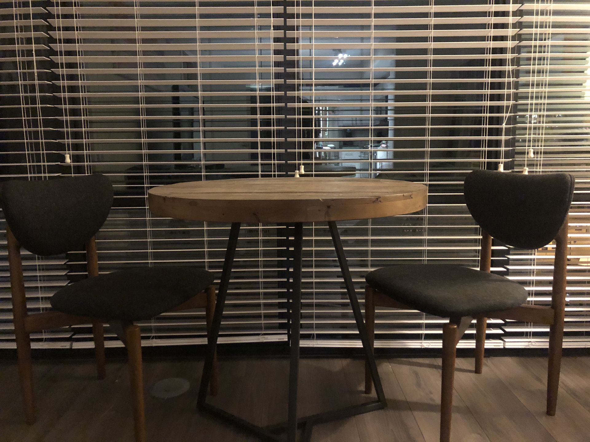 West Elm Cafe Table & Two Chairs