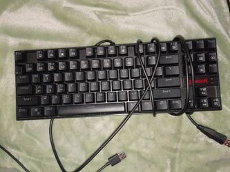 KUMARA K552 LED Rainbow Backlit Wired Keyboard