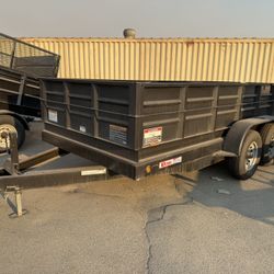 2023 Carson Trailer Dump Trailer 7’ X 14’ 10K GVWR 