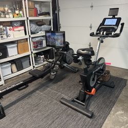 Nordic Track Rowing Machine And Stationary Bike 