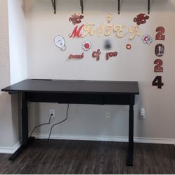 IKEA MITTZON Electric Sit/Stand Desk – Black – As New