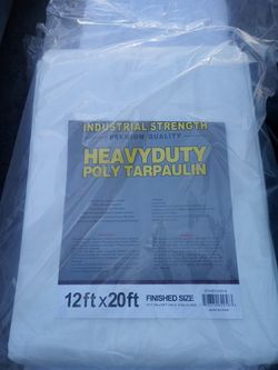 12ft×20ft heavy-duty tarp