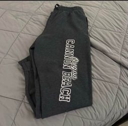 Mens Cannon beach sweat pants size med
