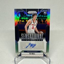 2024-25 Panini Prizm - Sensational Signatures PJ Hall #SS-PJH Silver Prizm