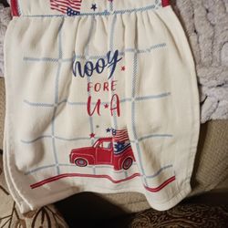 Handmade Dish Towel With Potholder 