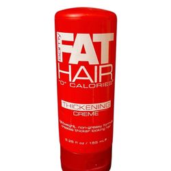 Samy Fat Hair 0 Calories THICKENING CREME 5.25oz/155ml. NEW No Seal