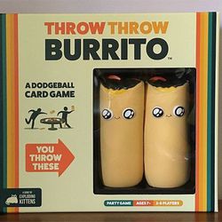 🌯 Throw, Throw Burrito! Dodgeball Card Game 😄 Top Game (sealed new)